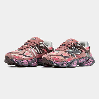 New Balance 9060 Rosewood Pink Distressed (Сірий) - фото 2 
