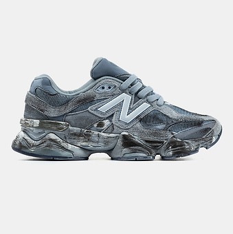 New Balance 9060 Slate Blue Distressed
