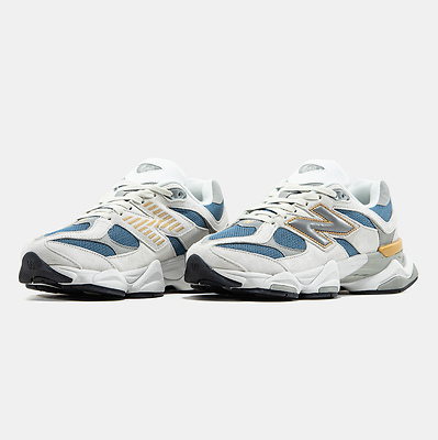 New Balance 9060 White Blue Grey U9060FM (Белый) - фото 2 