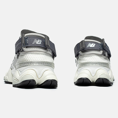 Кроссовки New Balance 9060 White Grey Mesh (Серый) - фото 5 
