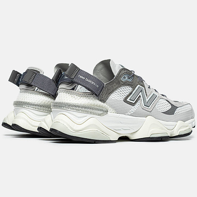 Кроссовки New Balance 9060 White Grey Mesh (Серый) - фото 4 