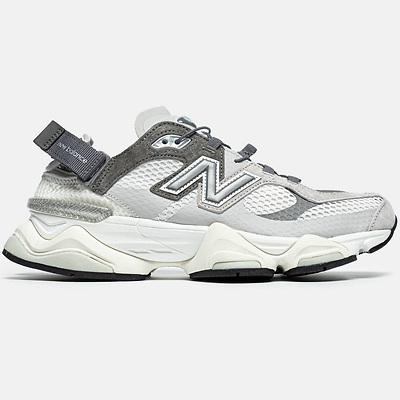 Кроссовки New Balance 9060 White Grey Mesh (Серый) - фото 1 Hypebery