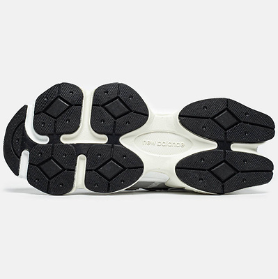 Кроссовки New Balance 9060 White Grey Mesh (Серый) - фото 6 