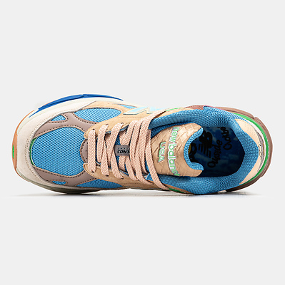 New Balance 990v3 x Joe Freshgoods Blue Beige Green (Зеленый) - фото 3 