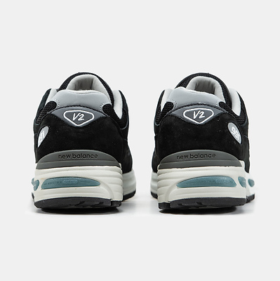 New Balance 991v2 Black Grey (Черный) - фото 5 