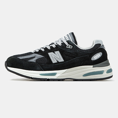 New Balance 991v2 Black Grey (Черный) - фото 4 