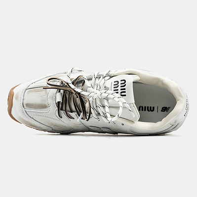 New Balance x Miu Miu 530 Leather White Gum 5E165E 3F33 F0009 F D005 (Белый) - фото 3 