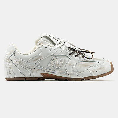 New Balance x Miu Miu 530 Leather White Gum 5E165E 3F33 F0009 F D005 (Белый) - фото 1 Hypebery