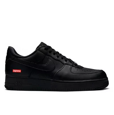 Nike Air Force 1 Low Supreme Black CU9225-001 (Черный) - фото 1 Hypebery