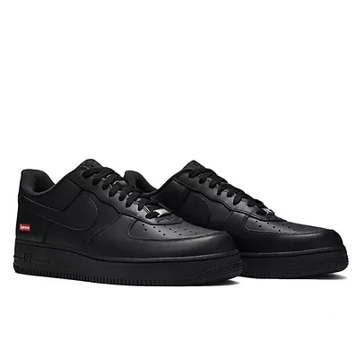 Nike Air Force 1 Low Supreme Black CU9225-001 (Черный) - фото 2 