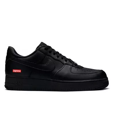 Nike Air Force 1 Low Supreme Black CU9225-001 (Черный) - фото 6 