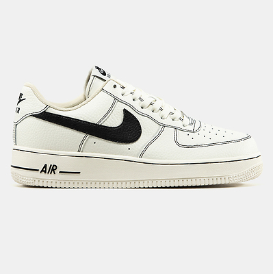 Nike Air Force 1 Low White Black Outline (Білий) - фото 7 
