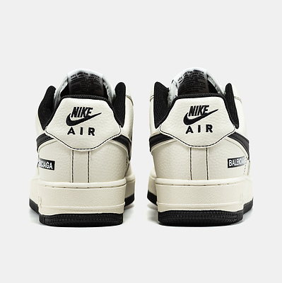 Nike Air Force 1 Low x Balenciaga White Black (Белый) - фото 5 