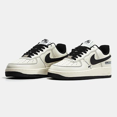 Nike Air Force 1 Low x Balenciaga White Black (Белый) - фото 8 