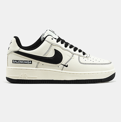 Nike Air Force 1 Low x Balenciaga White Black (Белый) - фото 7 