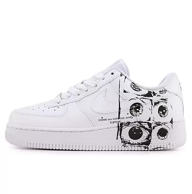 Nike Air Force 1 Low x Supreme x Comme des Garçons SHIRT Eyes 923044-100 (Білий) - фото 6 