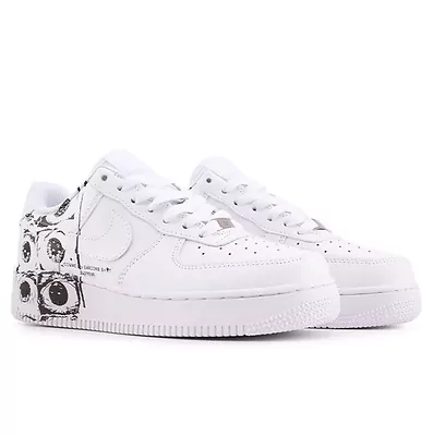 Nike Air Force 1 Low x Supreme x Comme des Garçons SHIRT Eyes 923044-100 (Білий) - фото 7 