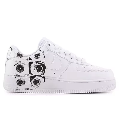 Nike Air Force 1 Low x Supreme x Comme des Garçons SHIRT Eyes 923044-100 (Білий) - фото 8 