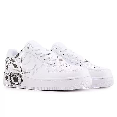 Nike Air Force 1 Low x Supreme x Comme des Garçons SHIRT Eyes 923044-100 (Білий) - фото 2 