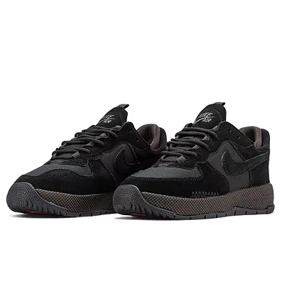 Nike Air Force 1 Wild Black Velvet Brown FB2348-001 (Чорний) - фото 2 