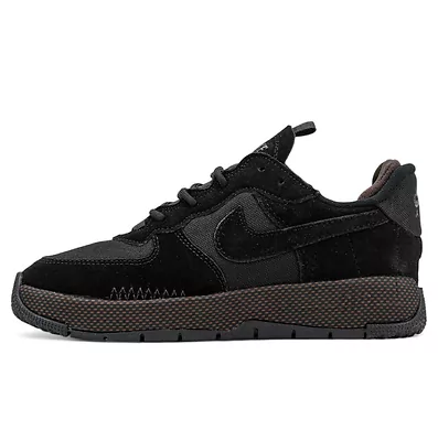 Nike Air Force 1 Wild Black Velvet Brown FB2348-001 (Чорний) - фото 1 Hypebery