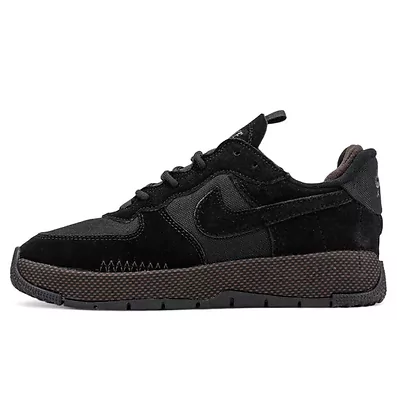 Nike Air Force 1 Wild Black Velvet Brown FB2348-001 (Чорний) - фото 7 