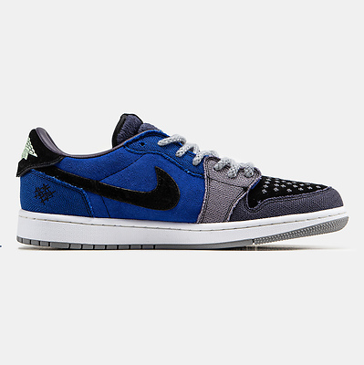 Nike Air Jordan 1 Retro Low x Zion Williamson 'Voodoo Alternate' IH2309-500 (Синий) - фото 4 