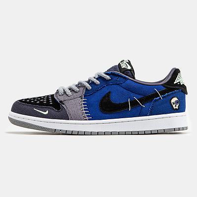 Nike Air Jordan 1 Retro Low x Zion Williamson 'Voodoo Alternate' IH2309-500 (Синий) - фото 1 Hypebery