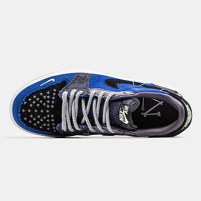 Nike Air Jordan 1 Retro Low x Zion Williamson 'Voodoo Alternate' IH2309-500 (Синий) - фото 3 
