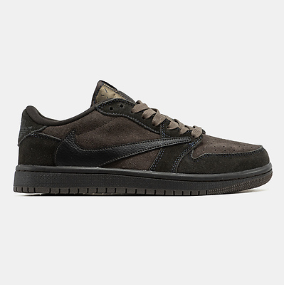 Nike Air Jordan 1 Low x Travis Scott 'Velvet Brown' DM7866-202 (Коричневый) - фото 1 Hypebery
