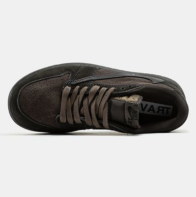 Nike Air Jordan 1 Low x Travis Scott 'Velvet Brown' DM7866-202 (Коричневый) - фото 3 