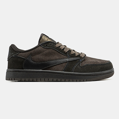 Nike Air Jordan 1 Low x Travis Scott 'Velvet Brown' DM7866-202 (Коричневый) - фото 7 