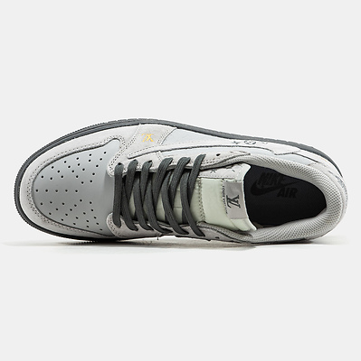 Nike Air Jordan 1 Low x Travis Scott x Louis Vuitton Low Suede Grey (Серый) - фото 3 