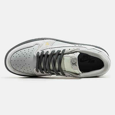 Nike Air Jordan 1 Low x Travis Scott x Louis Vuitton Low Suede Grey (Серый) - фото 9 