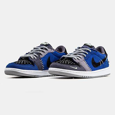 Nike Air Jordan 1 Retro Low x Zion Williamson 'Voodoo Alternate' IH2309-500 (Синий) - фото 8 