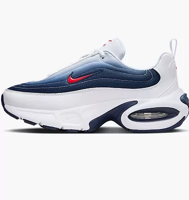 Nike Air Max Portal USA White Midnight Navy Bright Crimson (Белый) - фото 1 Hypebery