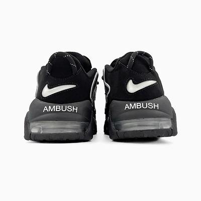 Nike Air More Uptempo 96 Black White (Черный) - фото 4 