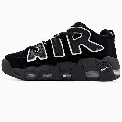 Nike Air More Uptempo 96 Black White (Черный) - фото 3 