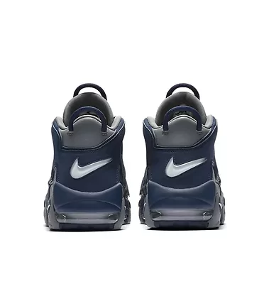 Nike Air More Uptempo Cool Grey Midnight Navy (Синий) - фото 3 