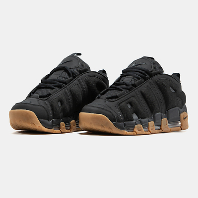 Nike Air More Uptempo Low Black Gum FZ3055-003 (Черный) - фото 2 