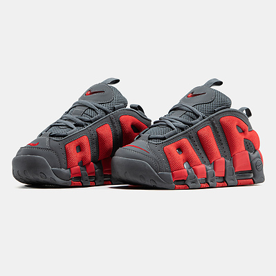 Nike Air More Uptempo Low Dark Grey Light Crimson FZ3055-002 (Красный) - фото 2 
