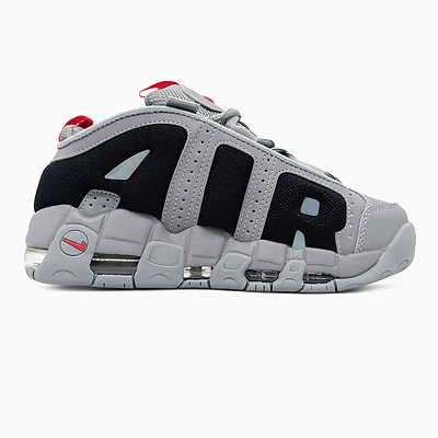 Nike Air More Uptempo Low Grey Black (Серый) - фото 4 