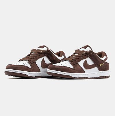 Nike Dunk Low Mini Swoosh Brown (Белый) - фото 2 