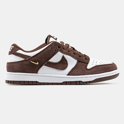 Nike Dunk Low Mini Swoosh Brown (Белый) - фото 1 Hypebery