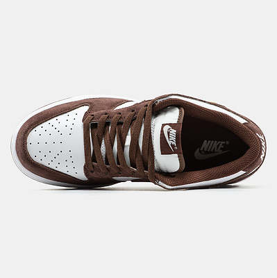 Nike Dunk Low Mini Swoosh Brown (Белый) - фото 3 