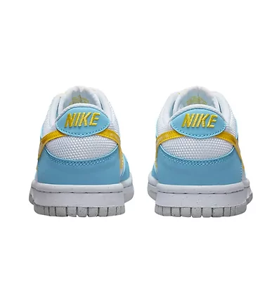 Nike Dunk Low Next Nature White Blue Yellow DX3382-400 (Желтый) - фото 5 