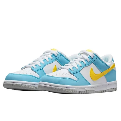 Nike Dunk Low Next Nature White Blue Yellow DX3382-400 (Желтый) - фото 2 