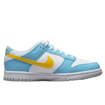 Nike Dunk Low Next Nature White Blue Yellow DX3382-400 (Желтый) - фото 4 