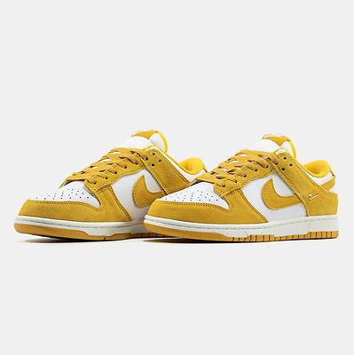 Nike Dunk Low Pale Ivory/Sail/Metallic Gold/Dark Sulfur IB4417-101 (Желтый) - фото 2 