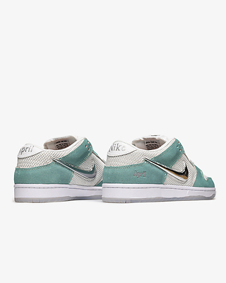 Nike SB Dunk Low Turbo x April Skateboards Green (Белый) - фото 5 